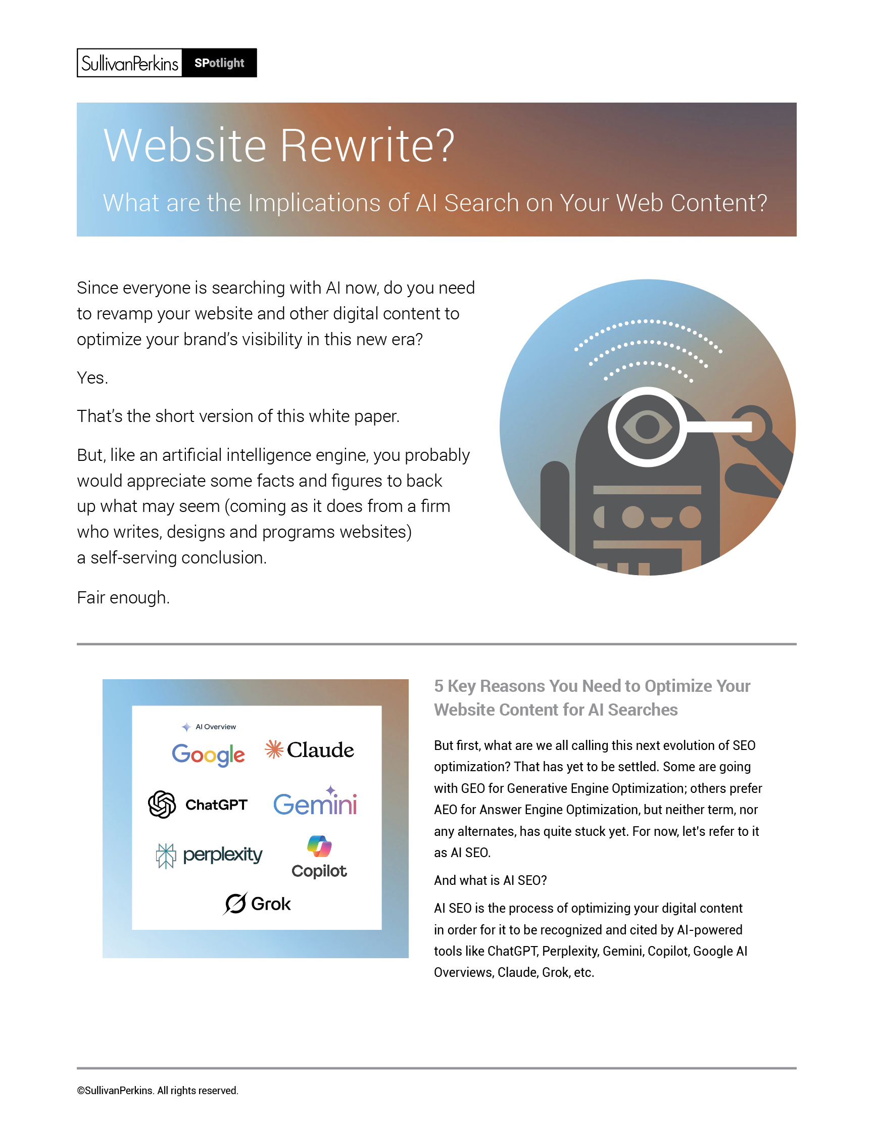 Website Rewrite? What are the Implications of AI Search on Your Web Content?